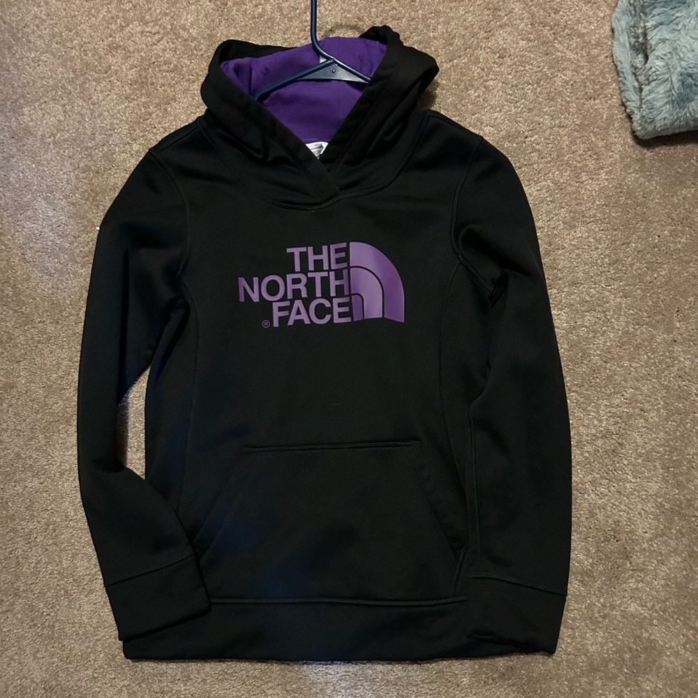 The North Face hoodie, size small.